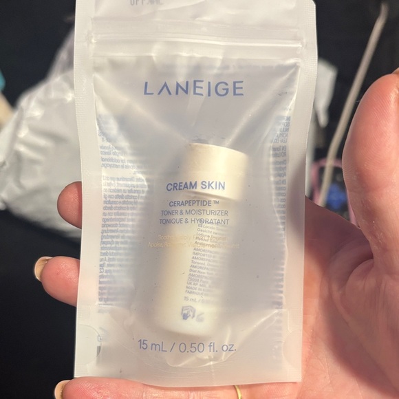 LANEIGE Other - LANEIGE Cream Skin Toner & Moisturizer Sample - White and Blue Packaging